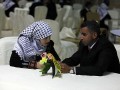 Gazze'de 50 çift evlendi