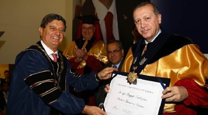 Erdoğan'a Peru'da fahri doktora