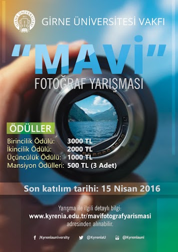 Girne Üniversitesi Vakfı “Mavi” Temalı Fotoğraf Yarışmasına ev sahipliği yapıyor.