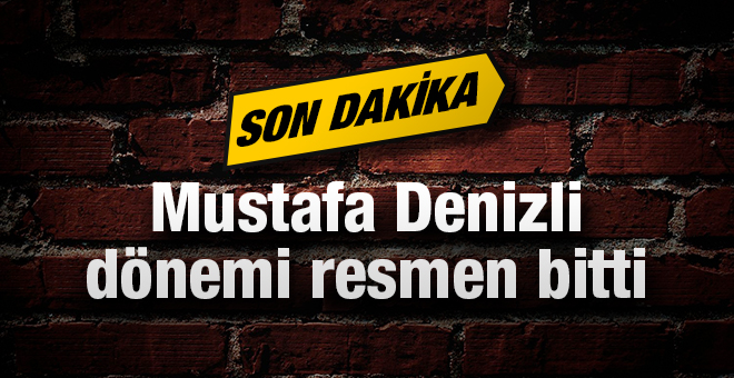 Dursun Özbek Mustafa Denizli'nin istifasını kabul etti