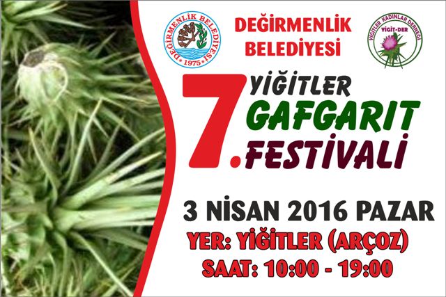 7. Yiğitler Gafgarıt Festivali 3 Nisan’da!