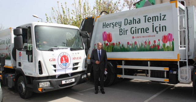 Girne Belediyesi, araç ve ekipman satın aldı