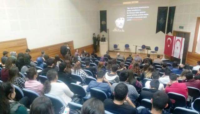 18 Mart Çanakkale Zaferi ve Şehitlerini Anma Töreni Yakın Doğu Üniversitesi'nde gerçekleştirildi