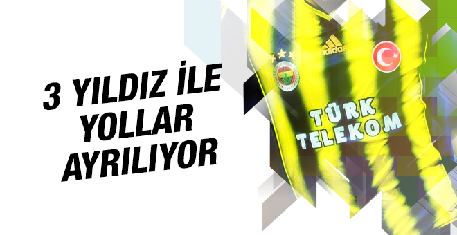 Fenerbahçe 3 futbolcu ile yollarını ayırıyor