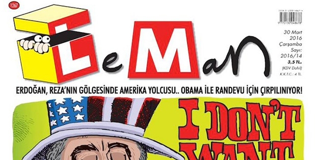 Leman'dan Erdoğan'ı kızdıracak Obama kapağı!