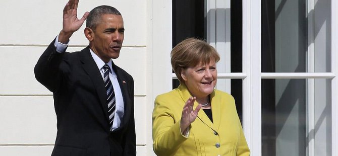 Obama'dan Merkel ziyareti