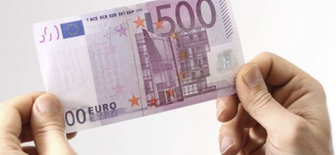 500 euroluk banknotlar artık basılmayacak