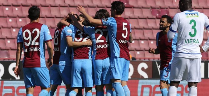 Trabzonspor maçında gol yağmuru!