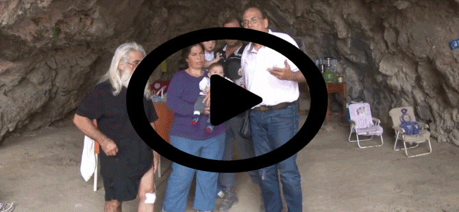 Kıbrıslı aileyi maddi yetersizlik, mağarada yaşamaya itti