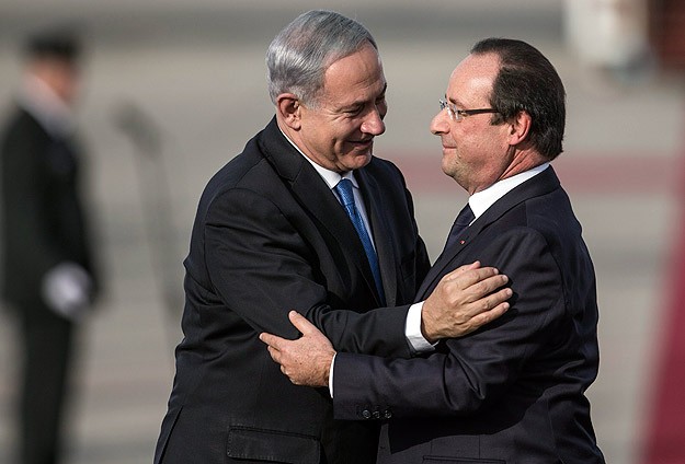 Hollande 7 bakan ve 200 kişilik heyetle İsrail'de