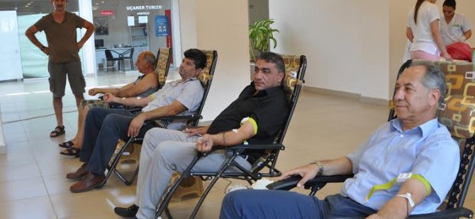 Güzelyurt'ta Kan Bağışı Kampanyası düzenlendi