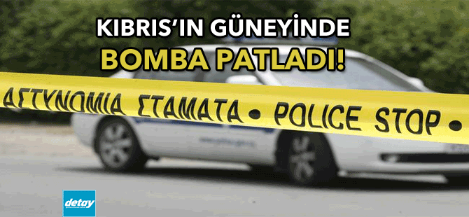 Kıbrıs'ın güneyinde bomba patladı!