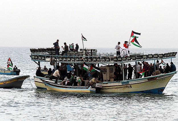 Gazze'de İsrail ablukasını kırma eylemi