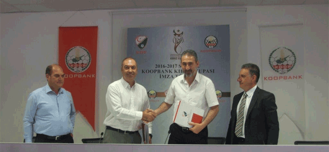 KOOP-BANK Kıbrıs Kupası için imzalar atıldı