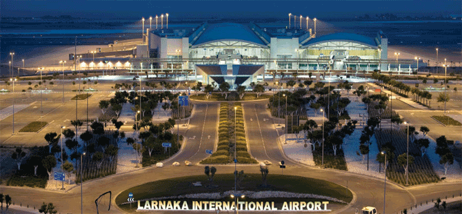 Larnaka Havaalanı yolcu artışı sıralamasında 3’üncü sırada