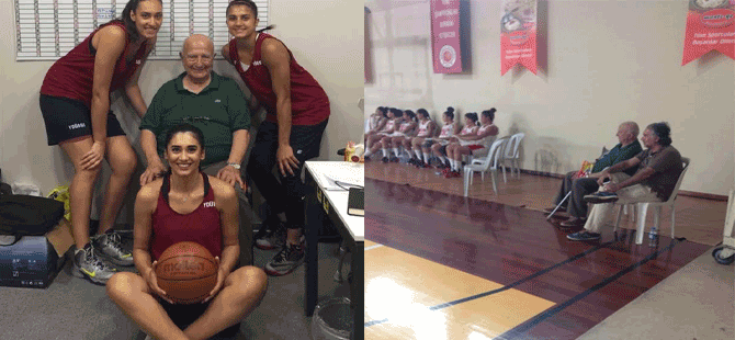 Mehmet Baturalp’ten Yakın Doğu Üniversitesi Kadın Basketbol Takımı’na ziyaret...