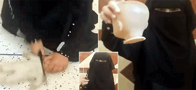 IŞİD, çarşaflı küçük kız ile 'cihat ve katliam' propagandası yaptı