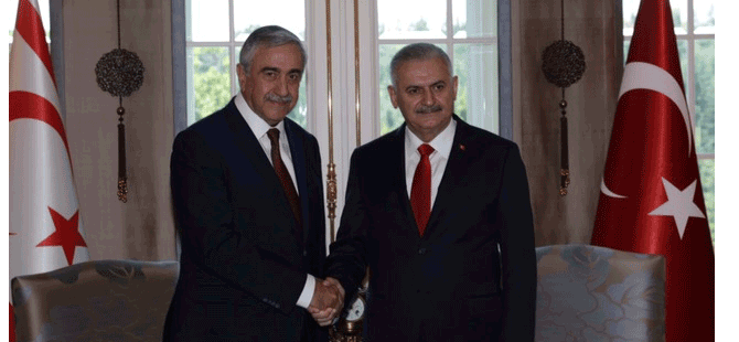 Cumhurbaşkanı Akıncı, Başbakan Binali Yıldırım ile görüştü