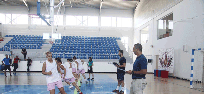 Girne Üniversitesi Kadın Basketbol Takımı performans testlerinden geçti...