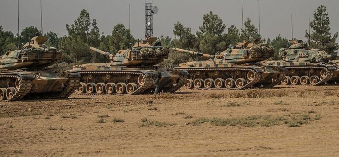 Sınır hattı tanklarla takviye ediliyor