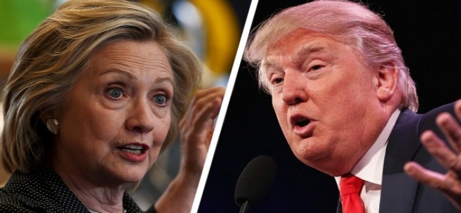 Trump son ankete göre Clinton'ın 2 puan önünde