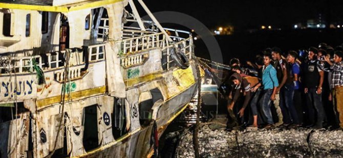 Akdeniz'de batan mülteci teknesi su yüzeyine çıkarıldı