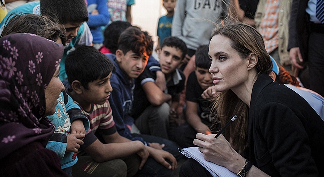 Angelina Jolie'den dünyaya Suriye çağrısı