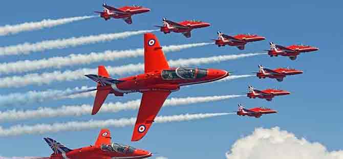 “Red Arrows” Baf Havalimanı’nda!