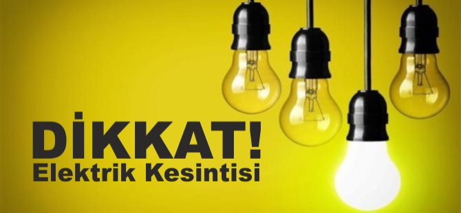 Karpaz'da yarın elektrik kesintisi