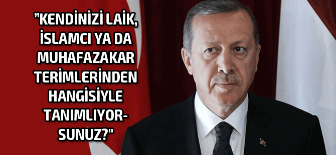 Bu soruyu Erdoğan'a sordular!