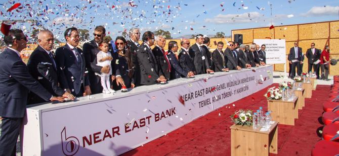 Near East Bank Genel Müdürlük Merkez Binası’nın temeli atıldı