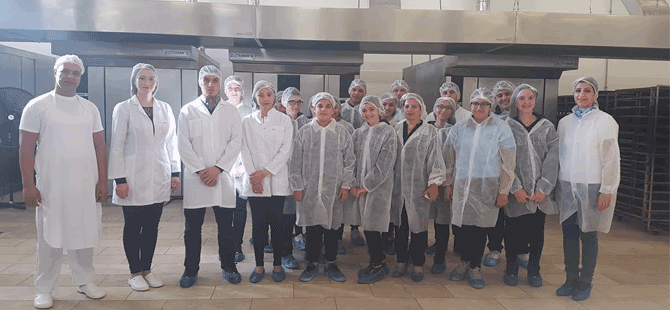 A.M.L. Gıda Teknolojisi öğrencileri eğitimlerini 'yerinde' sürdürdü