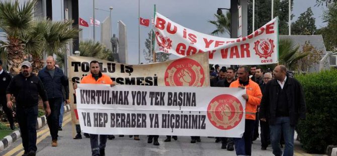 15 kişi CAS'tan işten durduruldu... Ercan'da uyarı grevi yapıldı