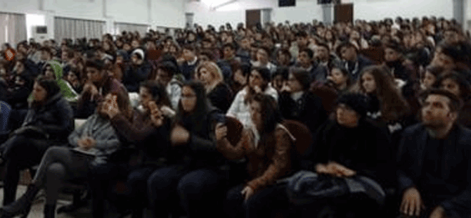Girne Anafartalar Lisesi, ölümlü trafik kazasıyla ilgili tepki koymak amacıyla etkinlik düzenledi