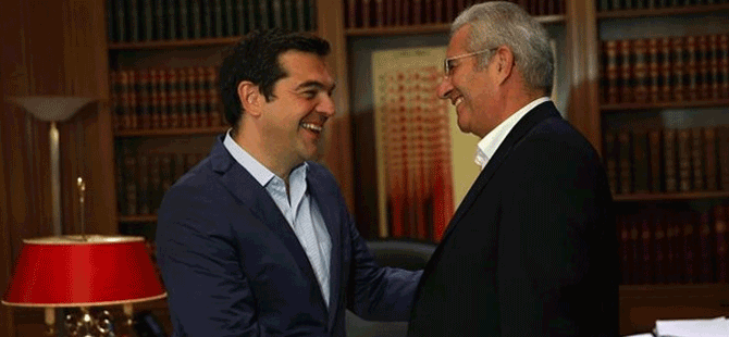 Kiprianu, Yunanistan Başbakanı Aleksis Çipras’la Atina’da bir araya geld