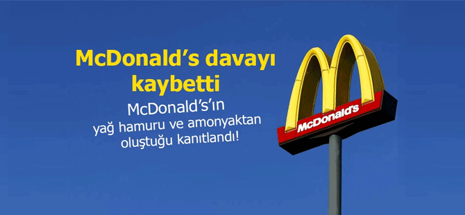 McDonald’s davayı kaybetti!