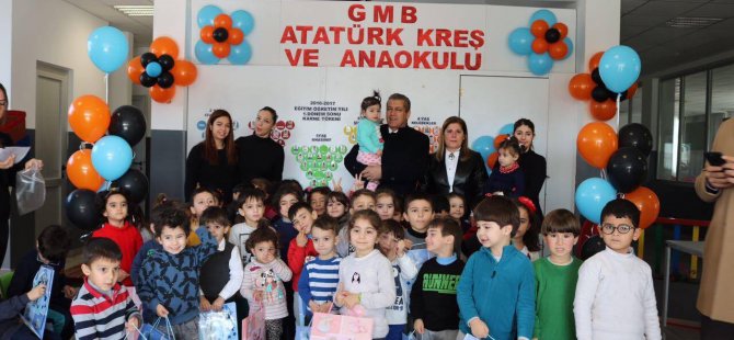 Gazimağusa Belediyesi Atatürk Kreş ve Anaokulu öğrencilerinde karne heyecanı...