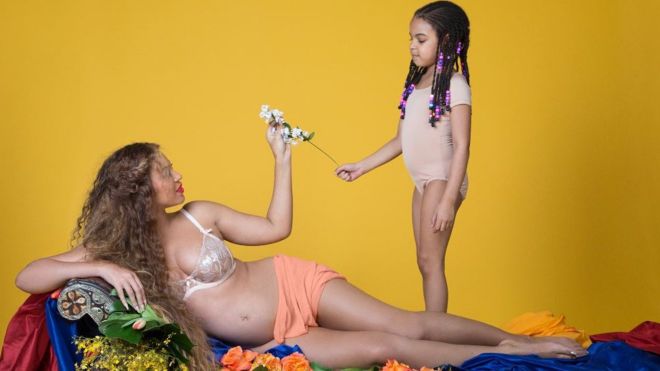Beyonce'tan  hamileliği ile ilgili yeni fotoğraflar