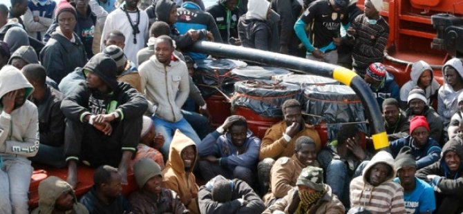 Libya'da yasadışı göçmen operasyonu