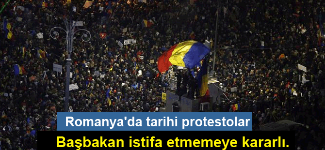 Romanya'da tarihi protestolar