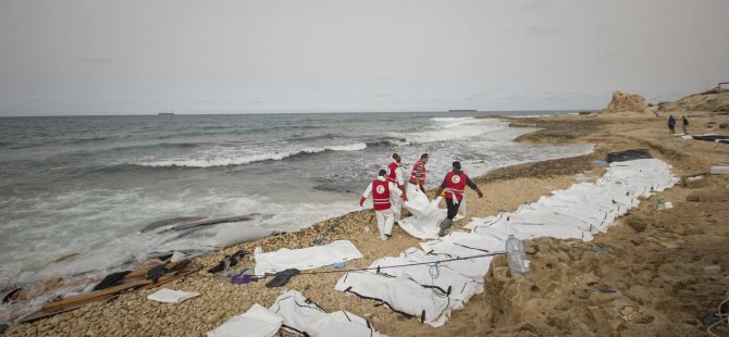 Libya sahiline 74 mülteci cenazesi vurdu