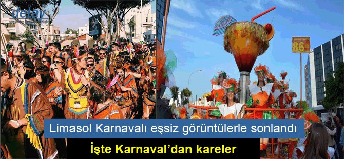 Limasol’da her yıl düzenlenen Limasol Karnavalı sonlandı
