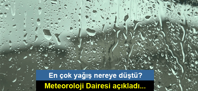 En Fazla Yağış Zümrütköy’e Düştü