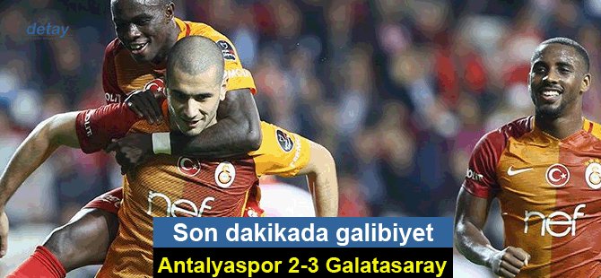 Antalyaspor 2-3 Galatasaray