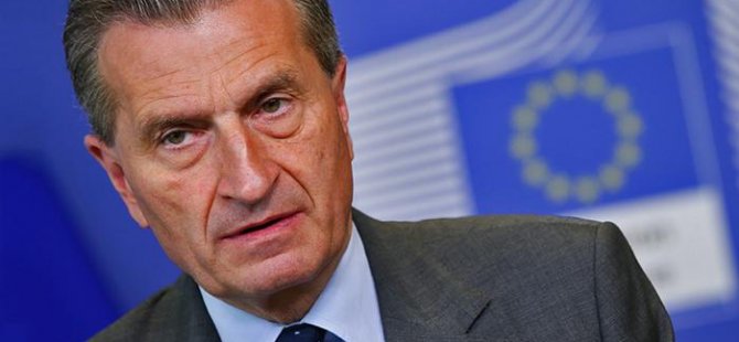 Oettinger: Siyasi gelişmeler AB yardımlarını etkiler