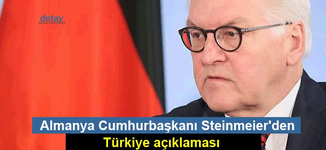Almanya Cumhurbaşkanı Steinmeier'den Türkiye açıklaması