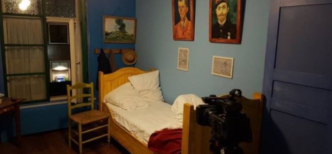 Van Gogh'un 'Yatak Odası' tablosunda uyunabilecek