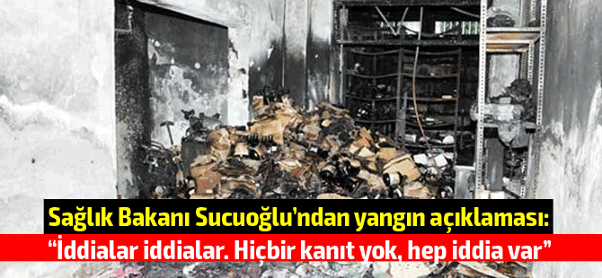 Sucuoğlu'ndan flaş açıklama: "Sağlık Bakanlığı’na “elektrik sistemimizde problem var” şeklinde bir yazı gönderildi"