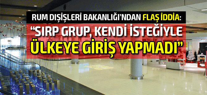 Sırp Büyükelçiliği görevlisi izin verilmediğini söyledi