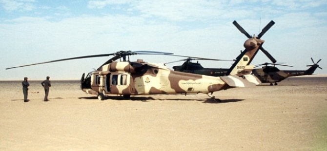 Yemen'de Suudi Arabistan'a ait Skorsky helikopter düştü